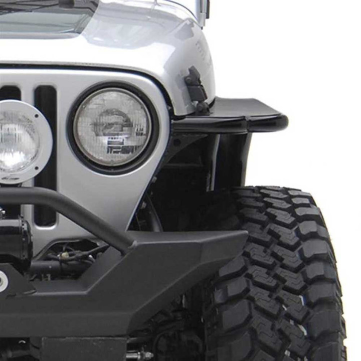 Front Armor Tube Fenders, Smittybilt XRC, Jeep Wrangler 1997 - 2006 - EDK.ro