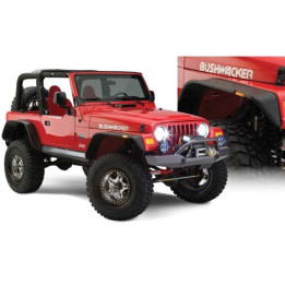 Extensii Aripi Față și Spate, Bushwacker Flat Style, Jeep Wrangler 1997 - 2006 - EDK.ro