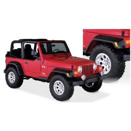 Extensii Aripi Față și Spate, Bushwacker Pocket Style, Jeep Wrangler 1997 - 2006 - EDK.ro