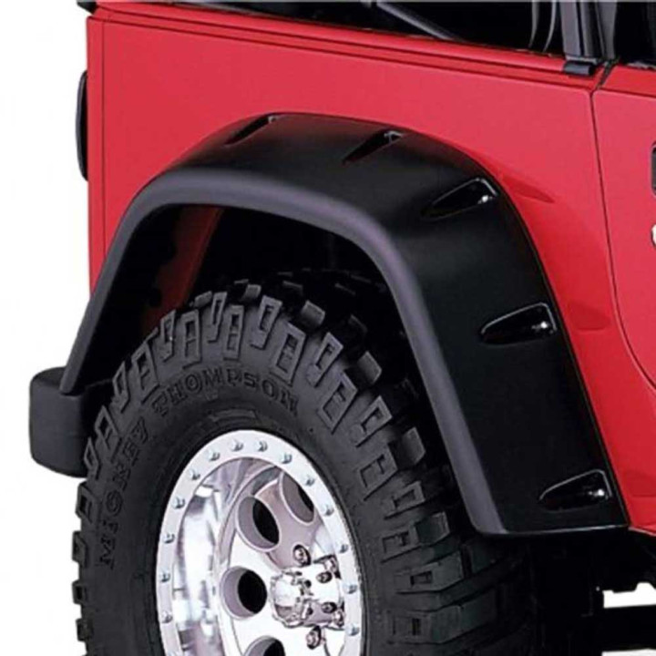 Extensii Aripi Față și Spate, Bushwacker Pocket Style, Jeep Wrangler 1997 - 2006 - EDK.ro