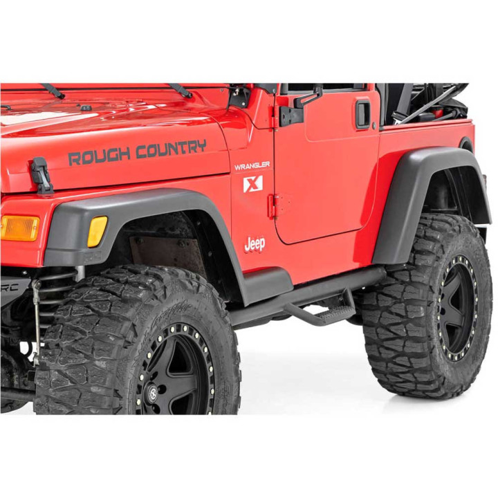 Extensii Aripi Față și Spate, Rough Country Factory Style, Jeep Wrangler 1997 - 2006 - EDK.ro