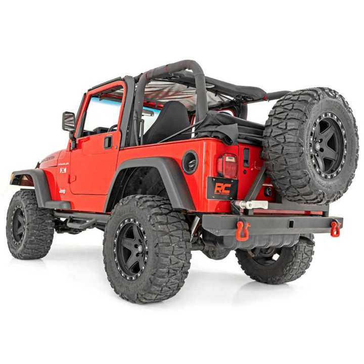 Front and Rear Fender Flares, Rough Country Factory Style, Jeep Wrangler 1997 - 2006 - EDK.ro