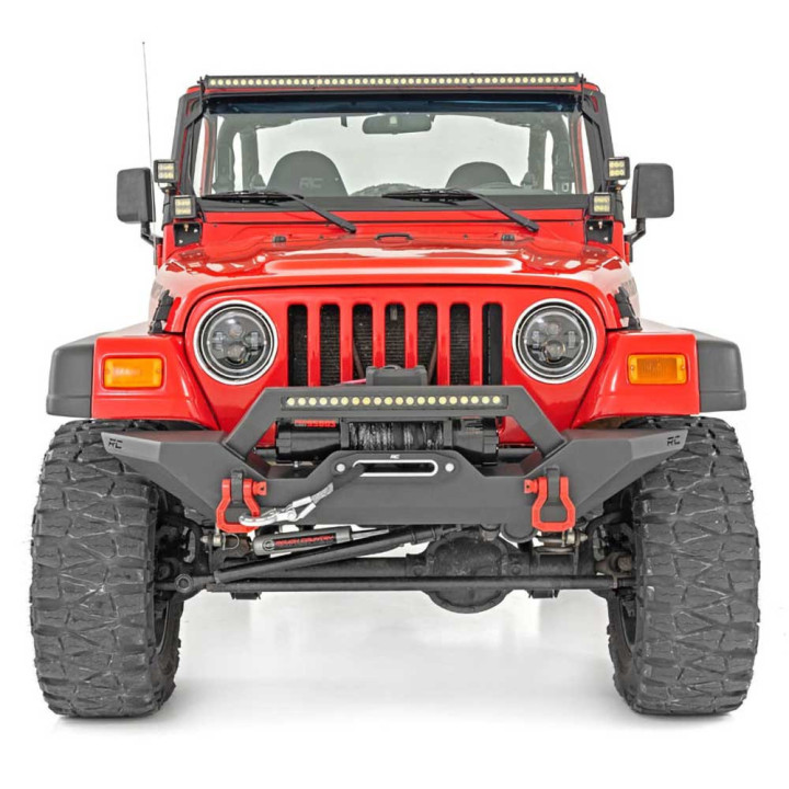 Front and Rear Fender Flares, Rough Country Factory Style, Jeep Wrangler 1997 - 2006 - EDK.ro