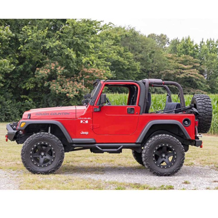 Extensii Aripi Față și Spate, Rough Country Factory Style, Jeep Wrangler 1997 - 2006 - EDK.ro