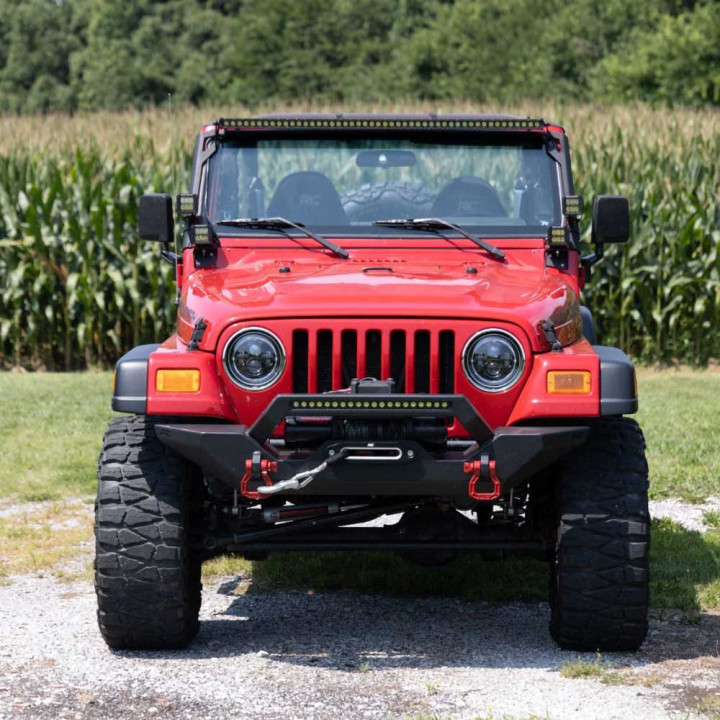Front and Rear Fender Flares, Rough Country Factory Style, Jeep Wrangler 1997 - 2006 - EDK.ro