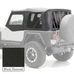 Acoperiș Moale Black Diamond, Smittybilt, Jeep Wrangler 1997 - 2006 - EDK.ro