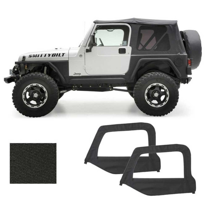 Acoperiș Moale Black Diamond, Smittybilt, Jeep Wrangler 1997 - 2006 - EDK.ro