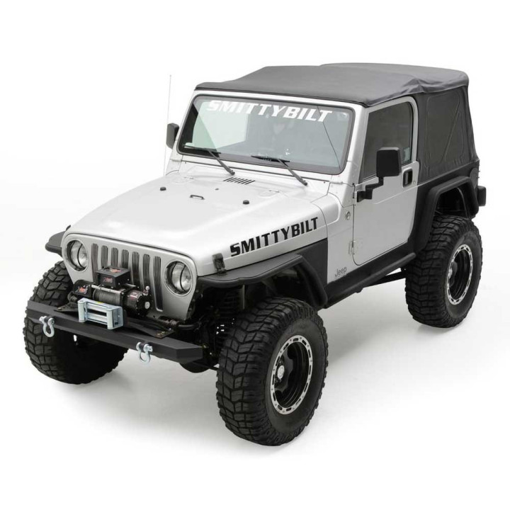 Soft Top Black Diamond, Smittybilt, Jeep Wrangler 1997 - 2006 - EDK.ro