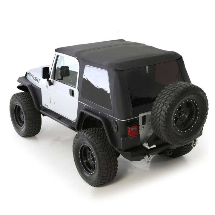 Capotă Moale Înclinată Black Diamond, Smittybilt, Jeep Wrangler 1997 - 2006 - EDK.ro