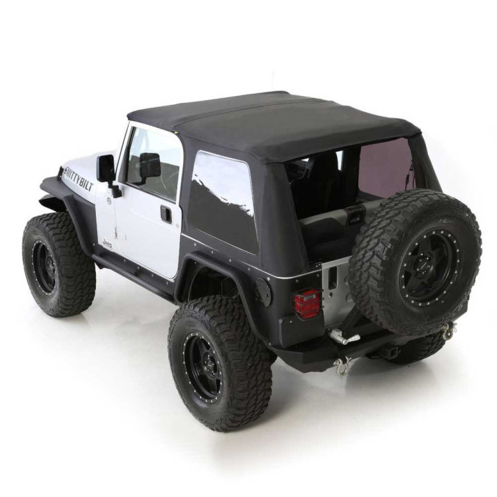 Capotă Moale Înclinată Black Diamond, Smittybilt, Jeep Wrangler 1997 - 2006 - EDK.ro