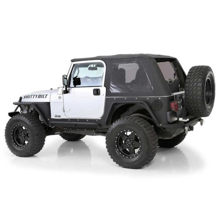 Capotă Moale Înclinată Black Diamond, Smittybilt, Jeep Wrangler 1997 - 2006 - EDK.ro