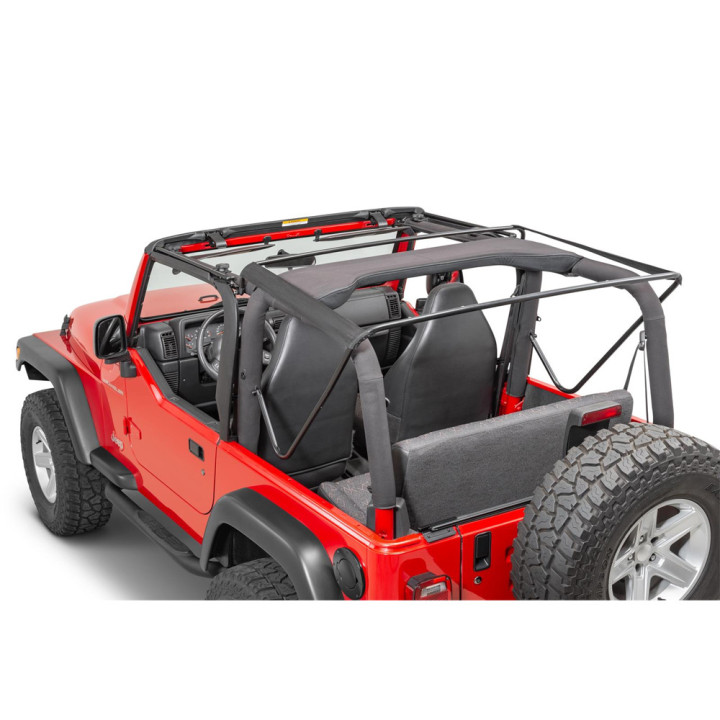 Complete Soft Top Hardware Kit, MasterTop, Jeep Wrangler 1997 - 2006 - EDK.ro