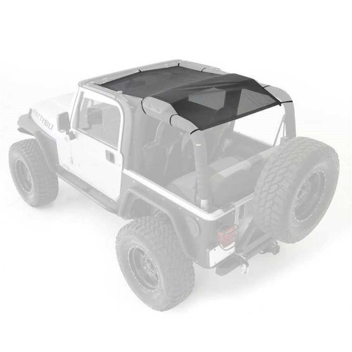 Placă Extensibilă din Plasă Moale Cloak, Smittybilt, Jeep Wrangler 1997 - 2006 - EDK.ro