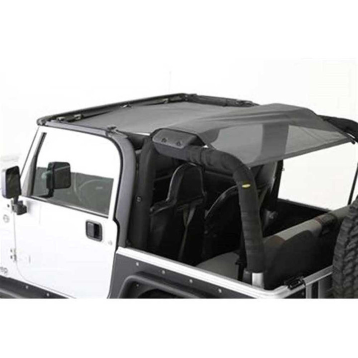 Cloak Extended Mesh Soft Top, Smittybilt, Jeep Wrangler 1997 - 2006 - EDK.ro