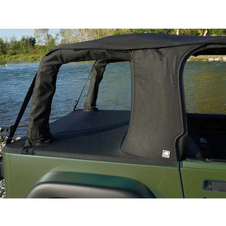 Complete Roof Cover Cargo Top Black Diamond, Suntop, Jeep Wrangler 1997 - 2006 - EDK.ro