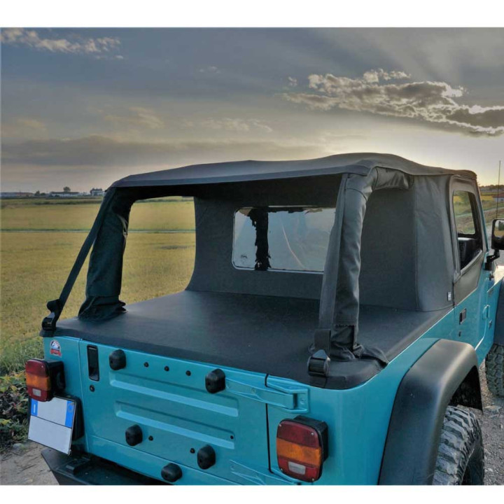 Prelată Completă pentru Acoperiș Portbagaj Black Diamond, Suntop, Jeep Wrangler 1997 - 2006 - EDK.ro