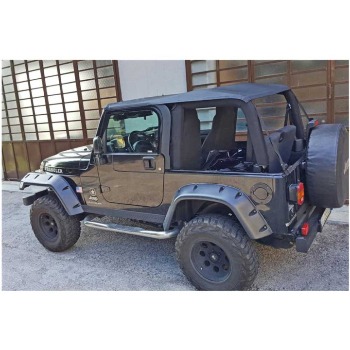 Prelată Completă pentru Plafon Fastback Black Diamond, Suntop, Jeep Wrangler 1997 - 2006 - EDK.ro