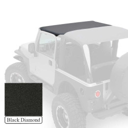 Soft Top Brief Black Diamond, Smittybilt, Jeep Wrangler 1997 - 2006 - EDK.ro