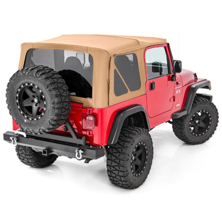 Soft Top Spice, Rough Country Half Doors, Jeep Wrangler 1997 - 2006 - EDK.ro