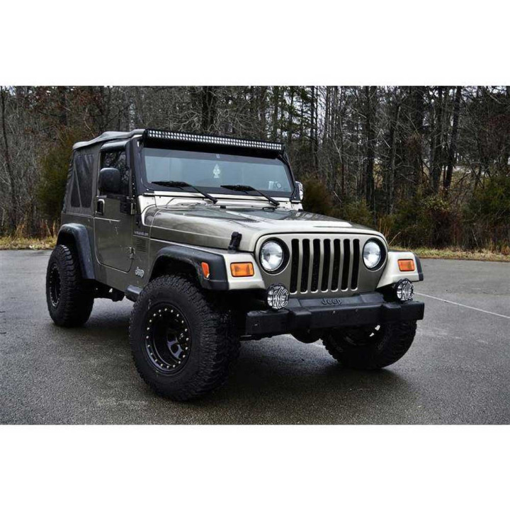 Kit de Integrare Proiectoare LED Omologate Pentru Parbriz, Rough Country Upper windshield LED straight light bar 50" mounts, Jee