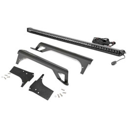 EC Approved LED Projector Integration Kit for Roof, Rough Country LED light bar 50" White DRL Black Series, Jeep Wrangler 1997 -