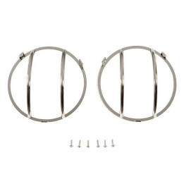 Front Euro Headlight Guards Steel, Smittybilt, Jeep Wrangler 1997 - 2006 - EDK.ro