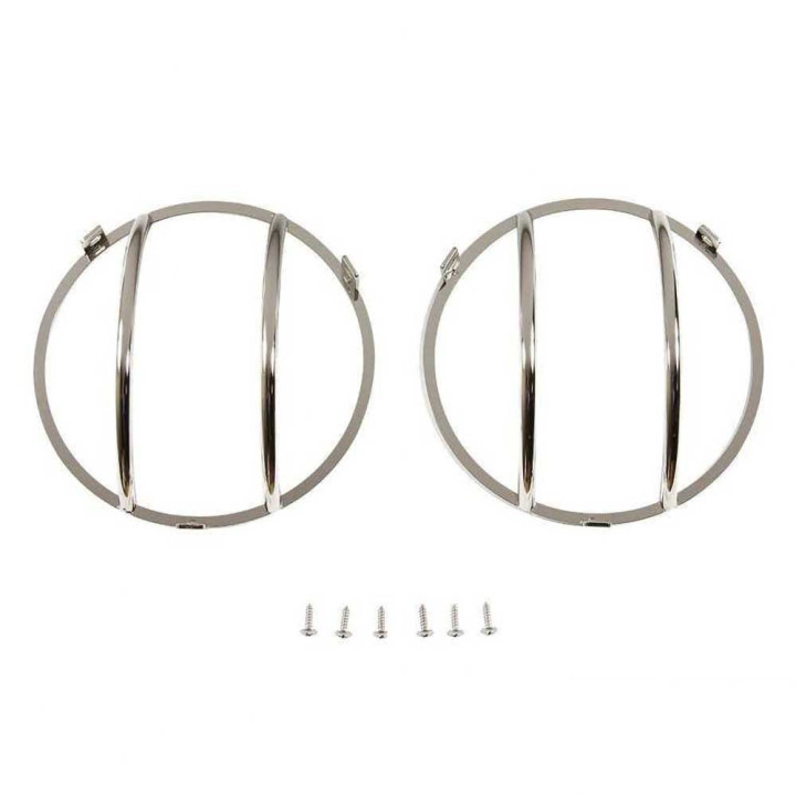 Apărători Faruri Față Euro din Oțel, Smittybilt, Jeep Wrangler 1997 - 2006 - EDK.ro