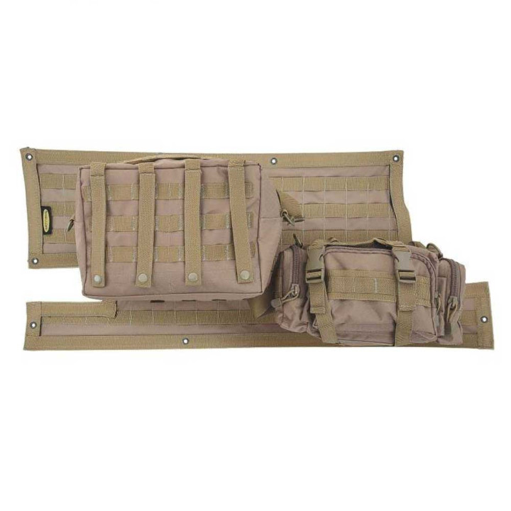 Tailgate Cover Coyote Tan, Smittybilt G.E.A.R., Jeep Wrangler 1997 - 2006 - EDK.ro