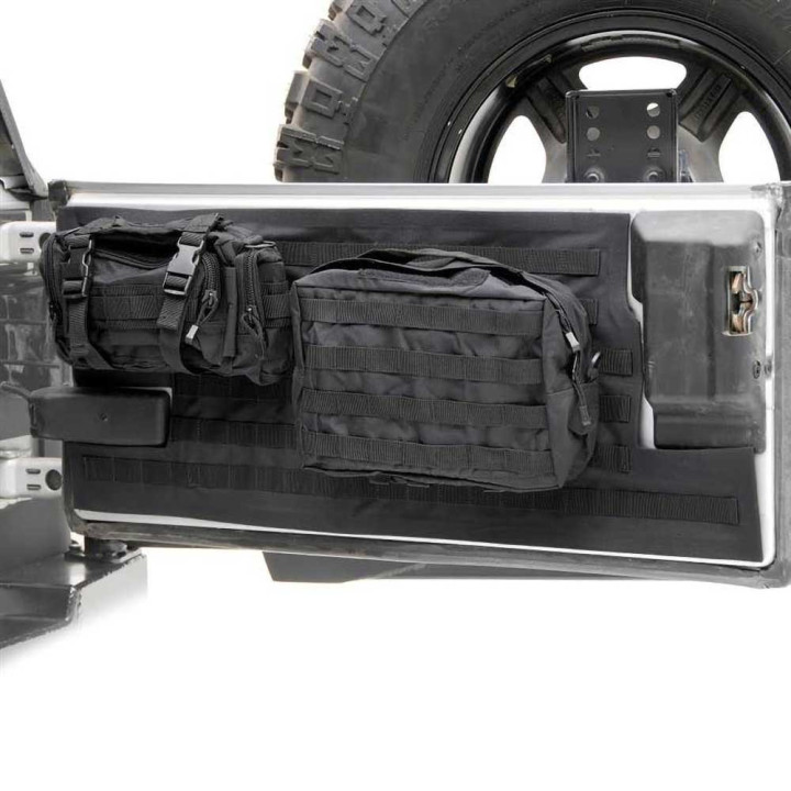 Tailgate Cover Black, Smittybilt G.E.A.R., Jeep Wrangler 1997 - 2006 - EDK.ro