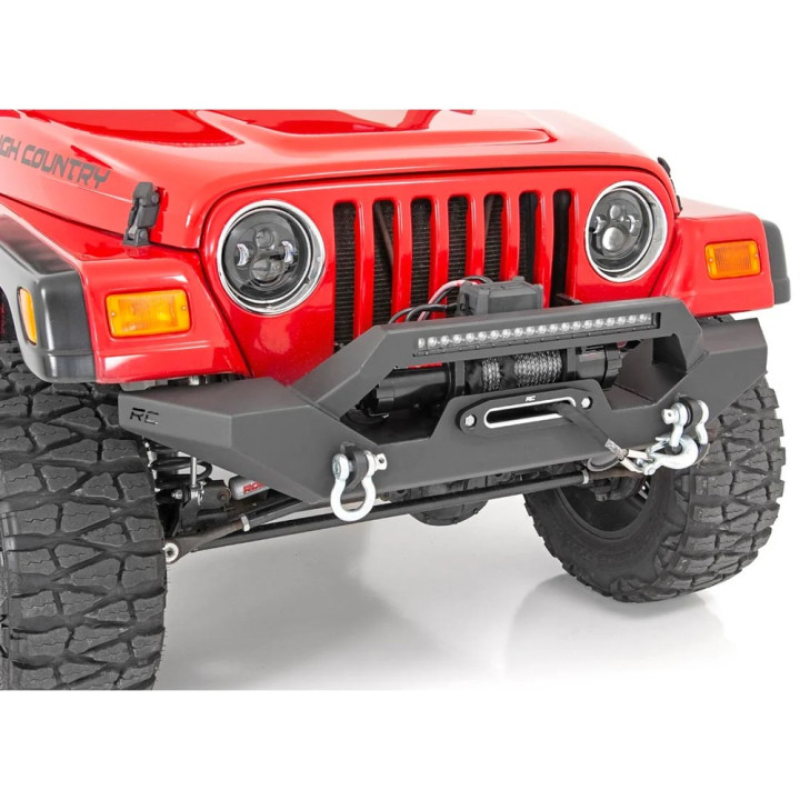 Headlights LED 7 Inch Front, Rough Country, Jeep Wrangler 1997 - 2018 - EDK.ro