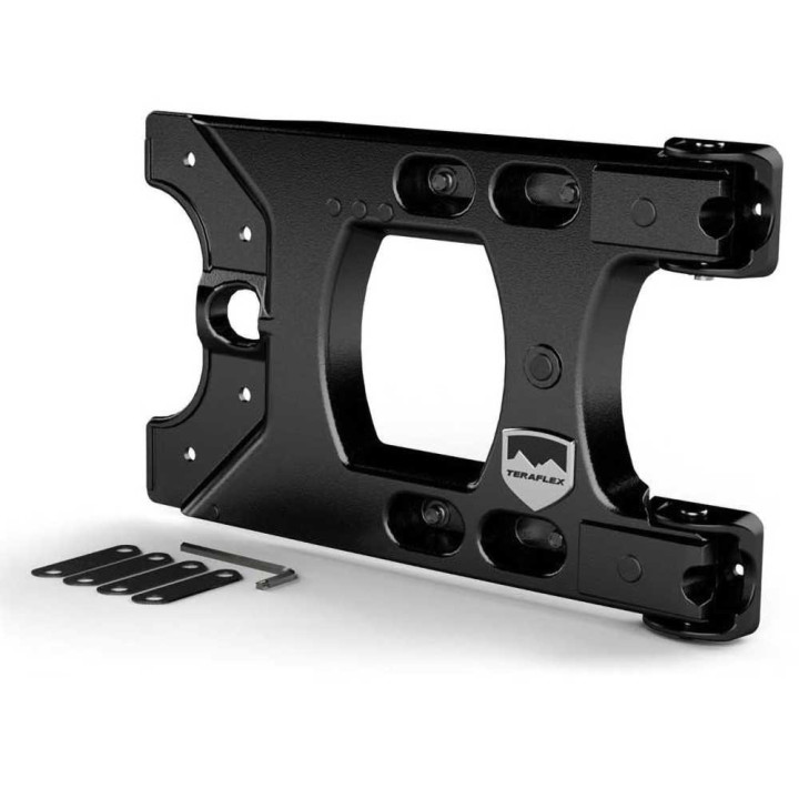 Kit Suport Roată de Rezervă cu Balamale HD, TeraFlex Alpha, Jeep Wrangler 2007 - 2018 - EDK.ro