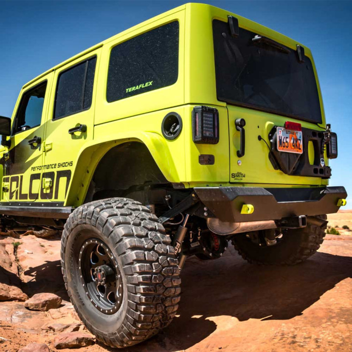Kit Suport Roată de Rezervă cu Balamale HD, TeraFlex Alpha, Jeep Wrangler 2007 - 2018 - EDK.ro