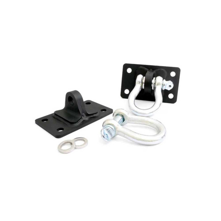 D-ring Shackles and Mounts, Rough Country, Jeep Wrangler 2007 - 2018 - EDK.ro