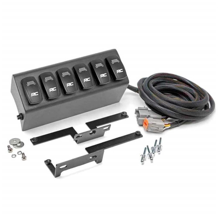 Controler de Lumină Multiplu MLC6, Rough Country, Jeep Wrangler 2007 - 2018 - EDK.ro