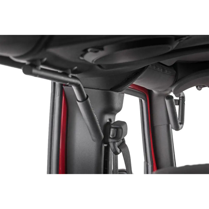 Front and Rear Grab Handles Steel, Rough Country, Jeep Wrangler 2007 - 2018 - EDK.ro