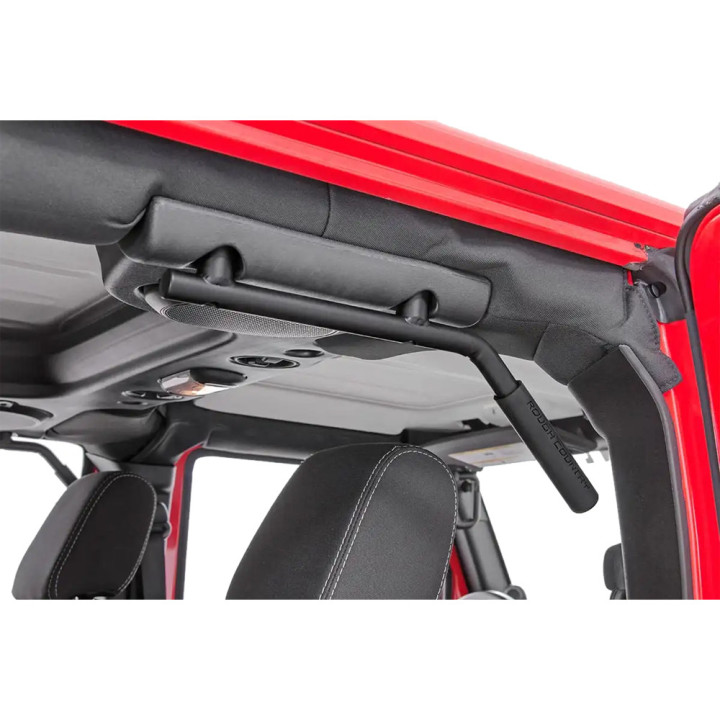 Front and Rear Grab Handles Steel, Rough Country, Jeep Wrangler 2007 - 2018 - EDK.ro