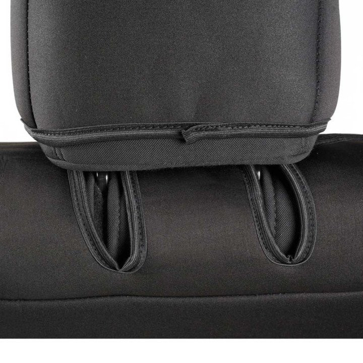 Huse de Scaun din Neopren Laterale Negre/centru Negru, Smittybilt, Jeep Wrangler 2007 - 2018 - EDK.ro