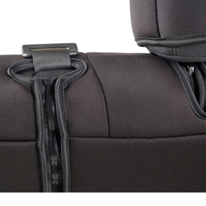 Huse de Scaun din Neopren Laterale Negre/centru Negru, Smittybilt, Jeep Wrangler 2007 - 2018 - EDK.ro