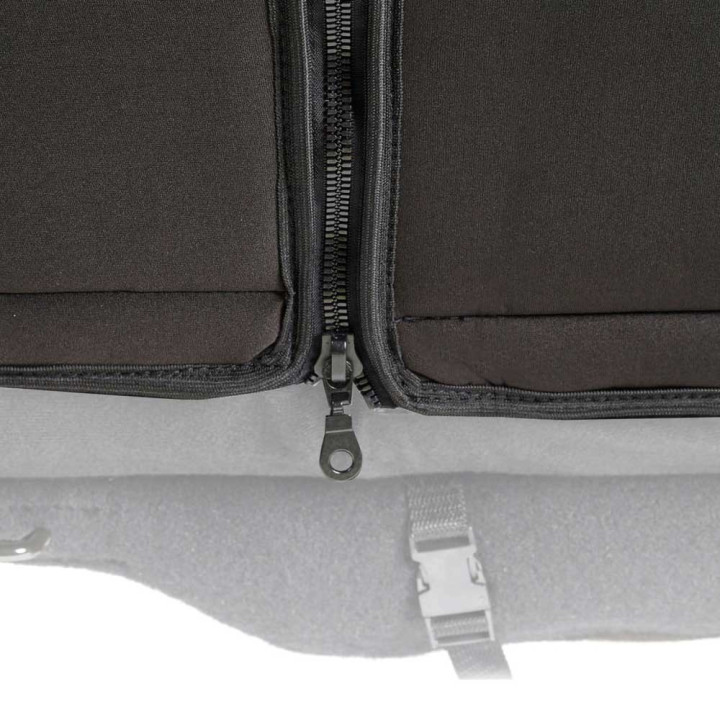 Neoprene Seat Covers Black Sides/Black Center, Smittybilt, Jeep Wrangler 2007 - 2018 - EDK.ro