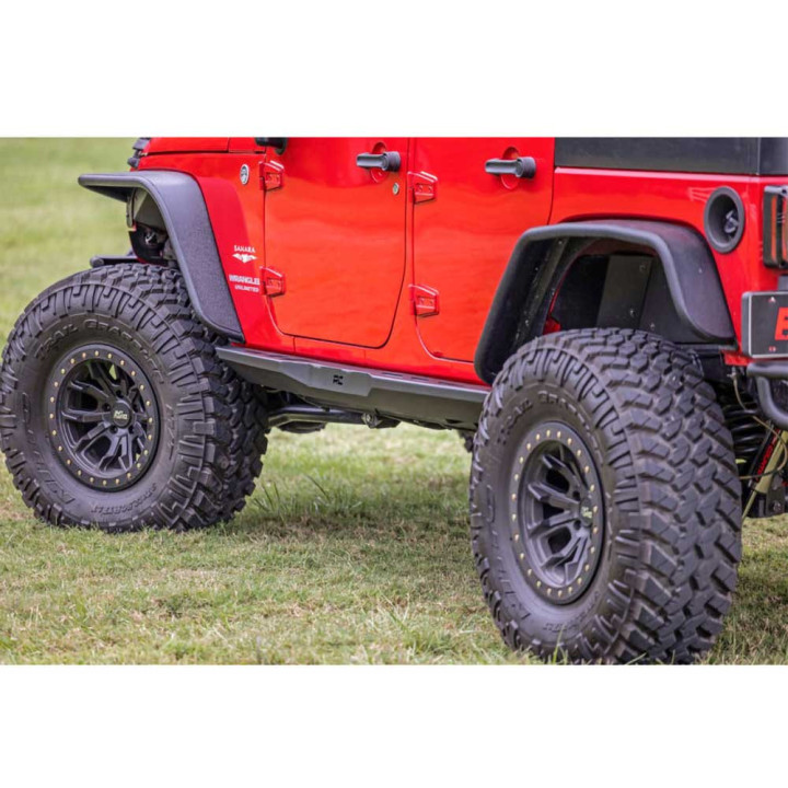 Side Steps, Rough Country Rock Sliders, Jeep Wrangler 2007 - 2018 - EDK.ro
