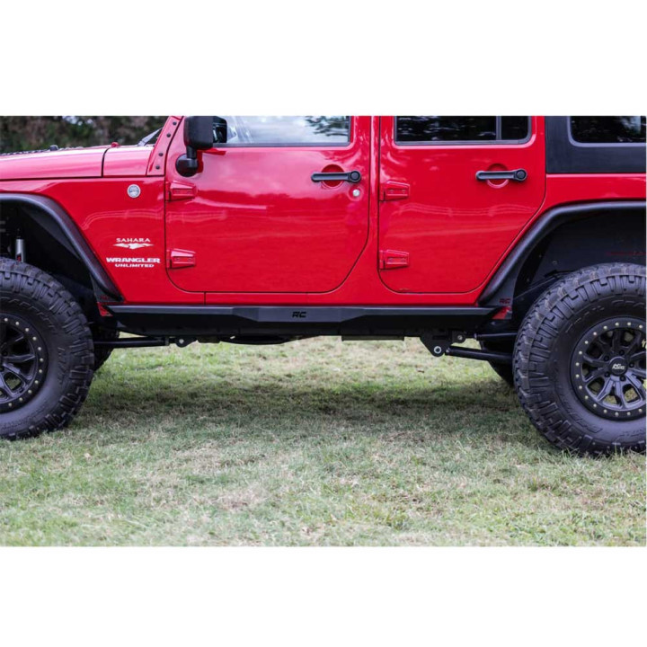 Praguri Laterale, Rough Country Rock Sliders, Jeep Wrangler 2007 - 2018 - EDK.ro