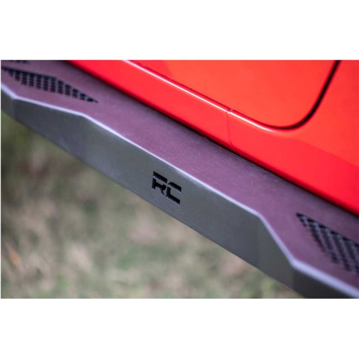 Side Steps, Rough Country Rock Sliders, Jeep Wrangler 2007 - 2018 - EDK.ro