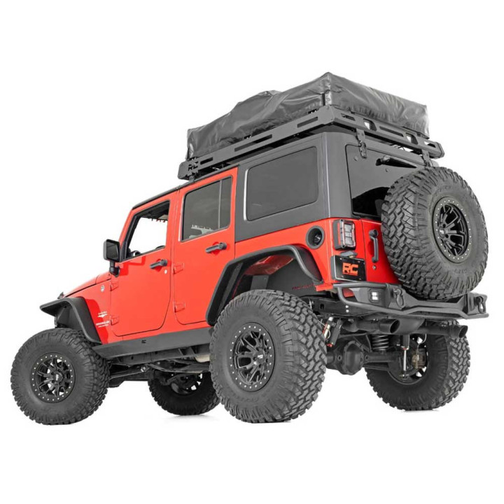 Side Steps, Rough Country Rock Sliders, Jeep Wrangler 2007 - 2018 - EDK.ro