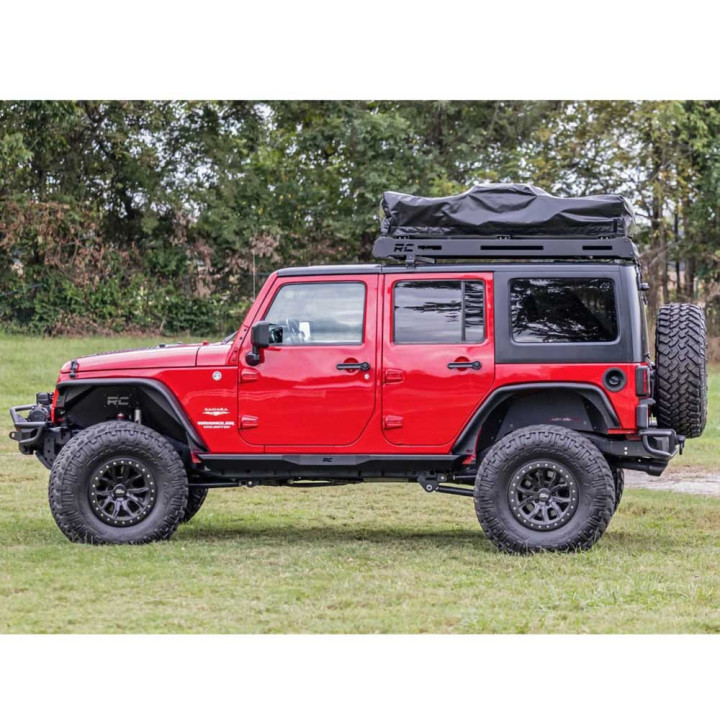 Praguri Laterale, Rough Country Rock Sliders, Jeep Wrangler 2007 - 2018 - EDK.ro