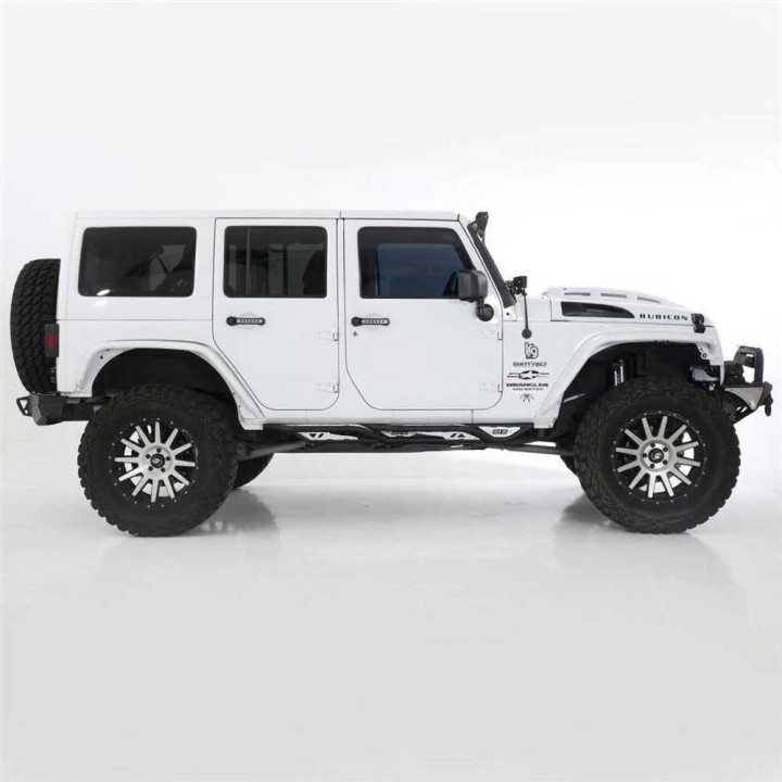Praguri Laterale, Smittybilt Rock Sliders, Jeep Wrangler 2007 - 2018 - EDK.ro