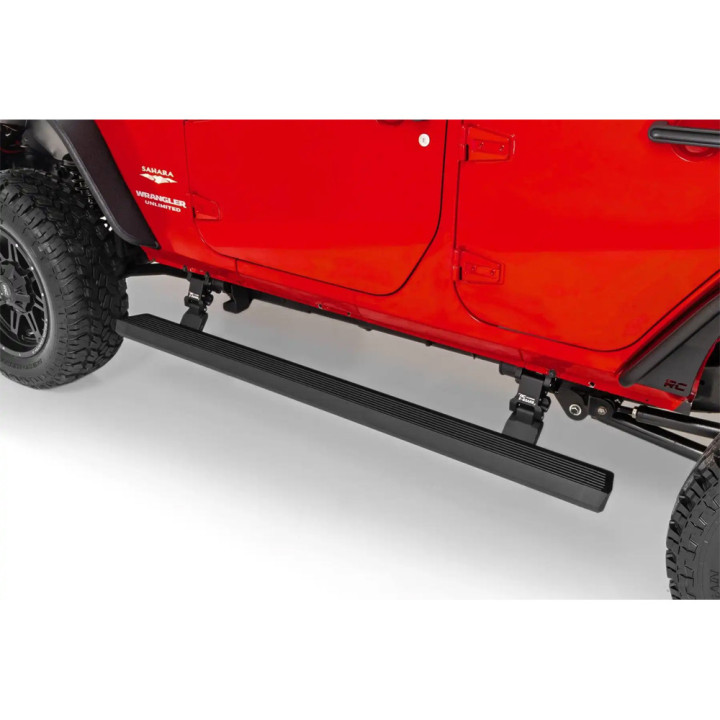 Electric Side Steps, Rough Country Power Boards, Jeep Wrangler 2007 - 2018 - EDK.ro