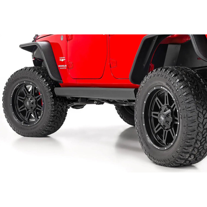 Electric Side Steps, Rough Country Power Boards, Jeep Wrangler 2007 - 2018 - EDK.ro