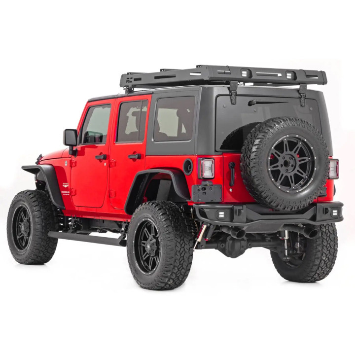 Electric Side Steps, Rough Country Power Boards, Jeep Wrangler 2007 - 2018 - EDK.ro