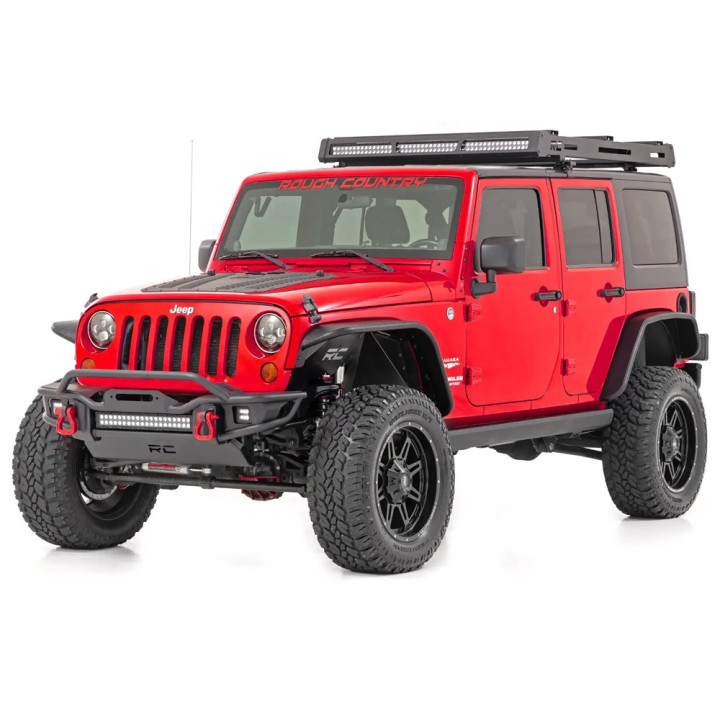 Electric Side Steps, Rough Country Power Boards, Jeep Wrangler 2007 - 2018 - EDK.ro