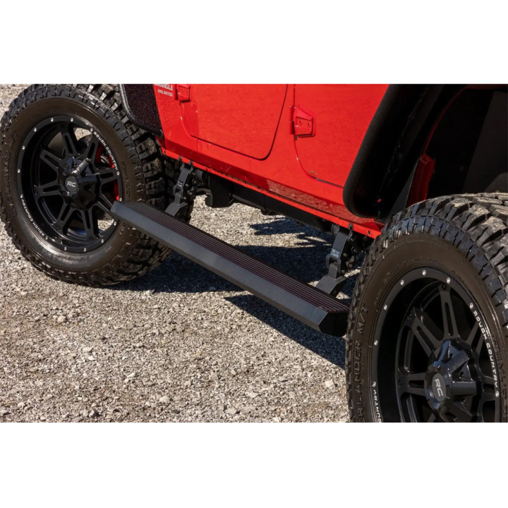 Praguri Laterale Electrice, Rough Country Power Boards, Jeep Wrangler 2007 - 2018 - EDK.ro